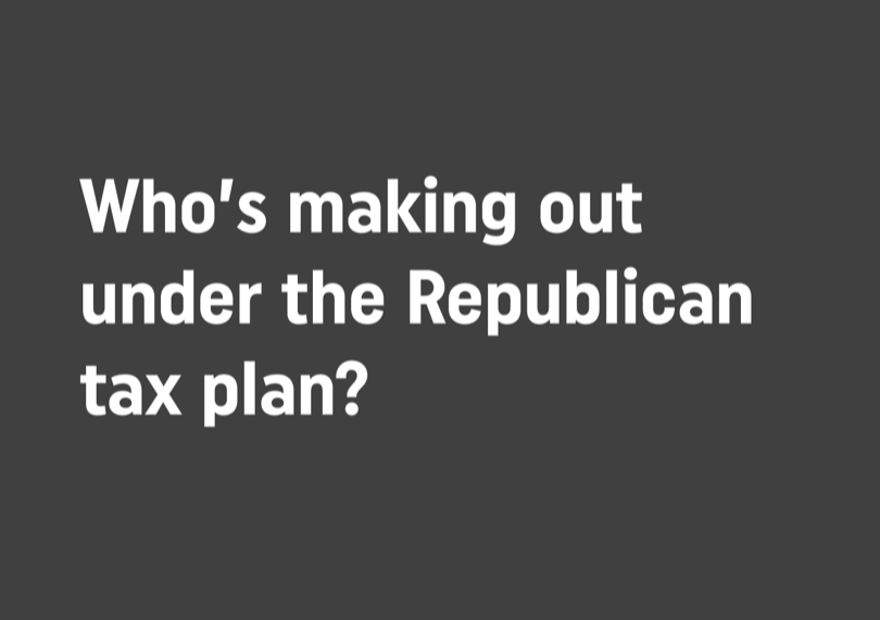 Senate Tax Plan: Raises Taxes on Working Families and Cuts Taxes on Richest 1%
